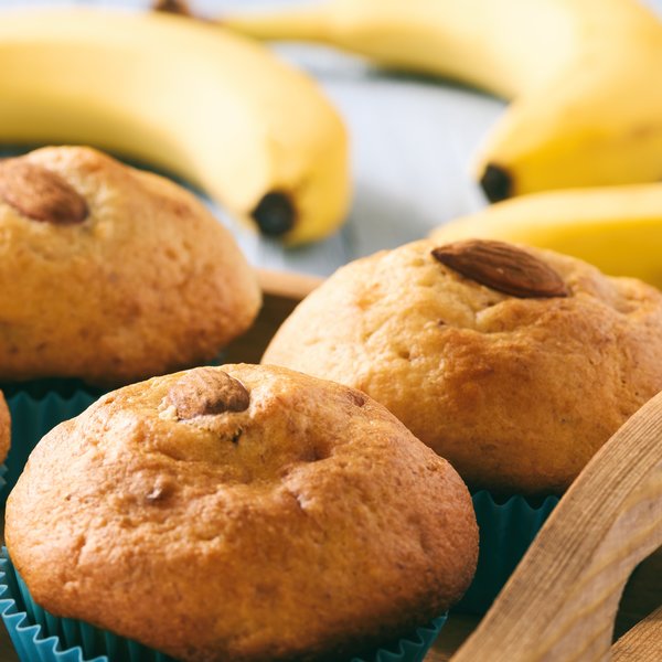 Bananenmuffins ohne Zucker