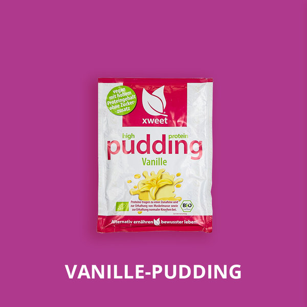 high protein pudding Vanille